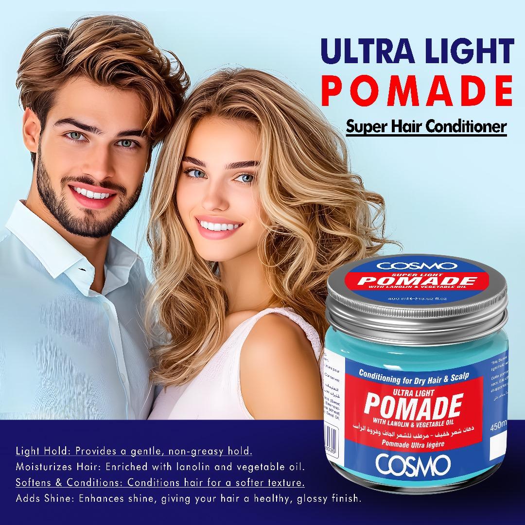 Ultra Light Pomade with Lanolin & Vegetable Oil
